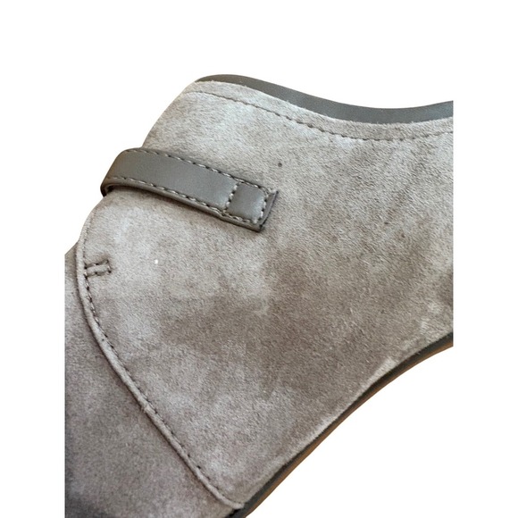 Franco Sarto Suede Booties Ankle Boots Buckle Accents Heels Size‎ 9.5 - Picture 6 of 8